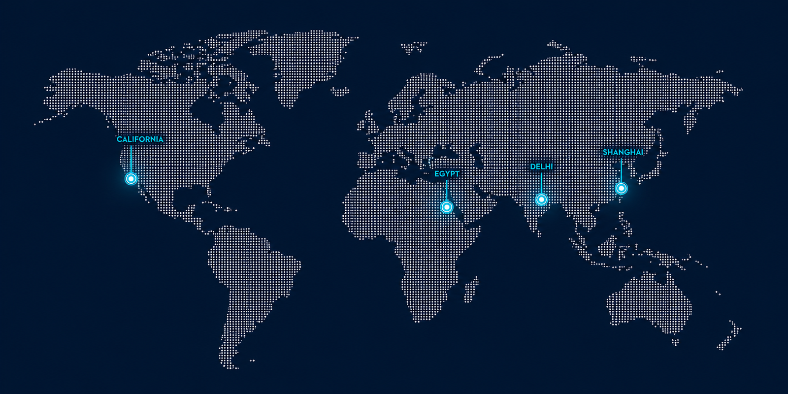 World map showing Artis Chemicals global presence